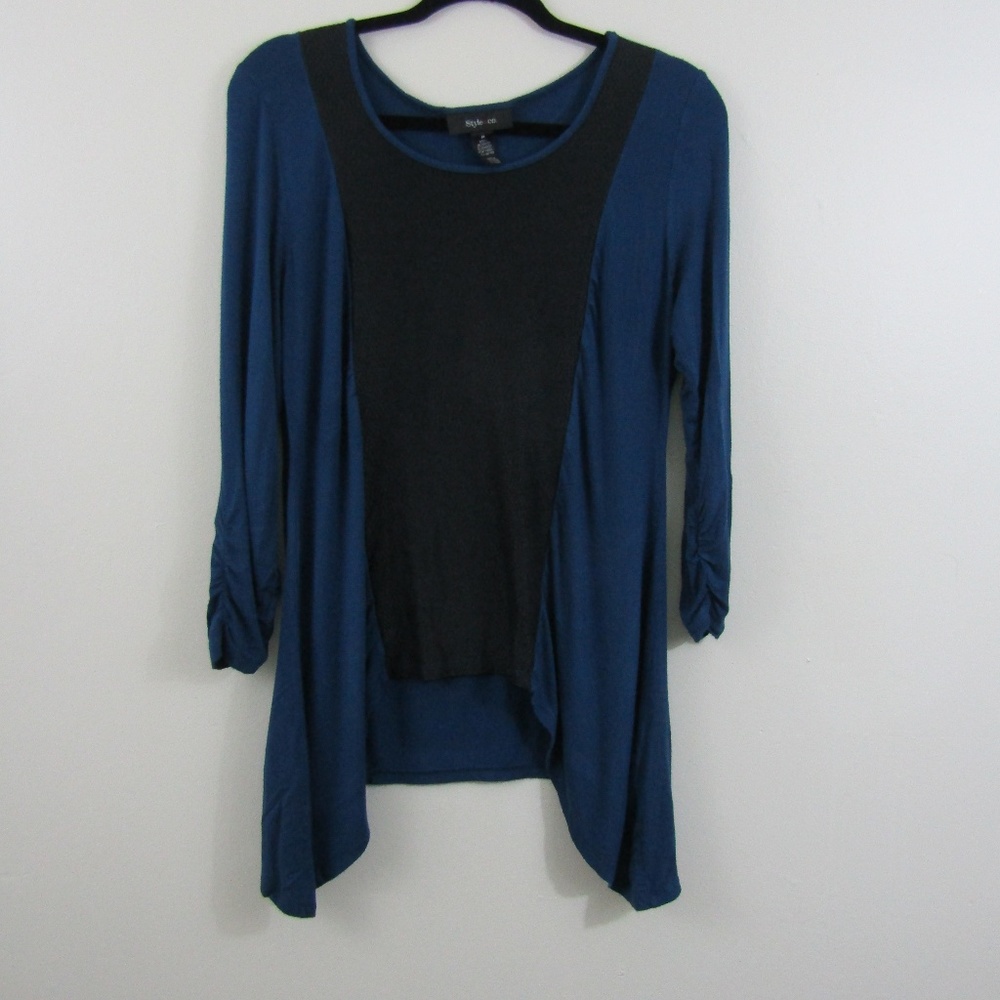 Style & Co Woman's Shark Bite Shirt